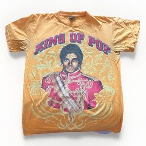 Vintage Michael Jackson “King of Pop” Graphic Tee – XL Unisex